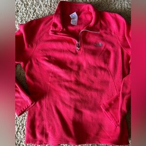 The North Face red Quarter-Zip Fleece